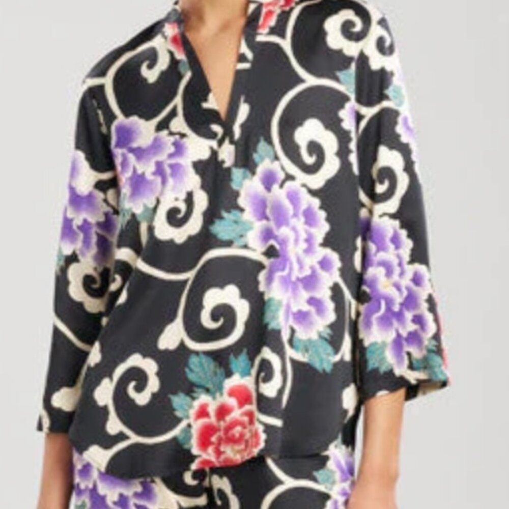 Natori Saz Scrolling Pajamas XL